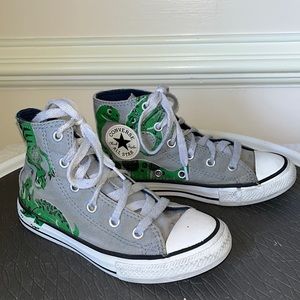 Converse Chuck Taylor All Star Dinosaur Graphic High Top Sneakers size 13